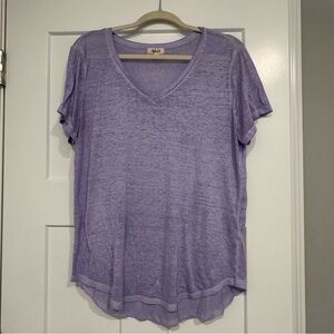 Women’s size xl | Light purple | burnout tee